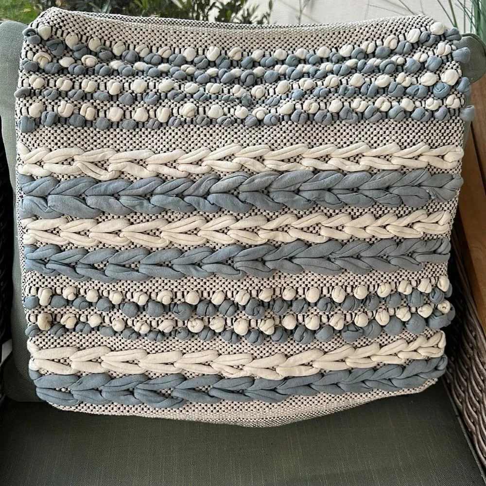 Nicole Miller Boho Textured Accent Pillow Cover (1)